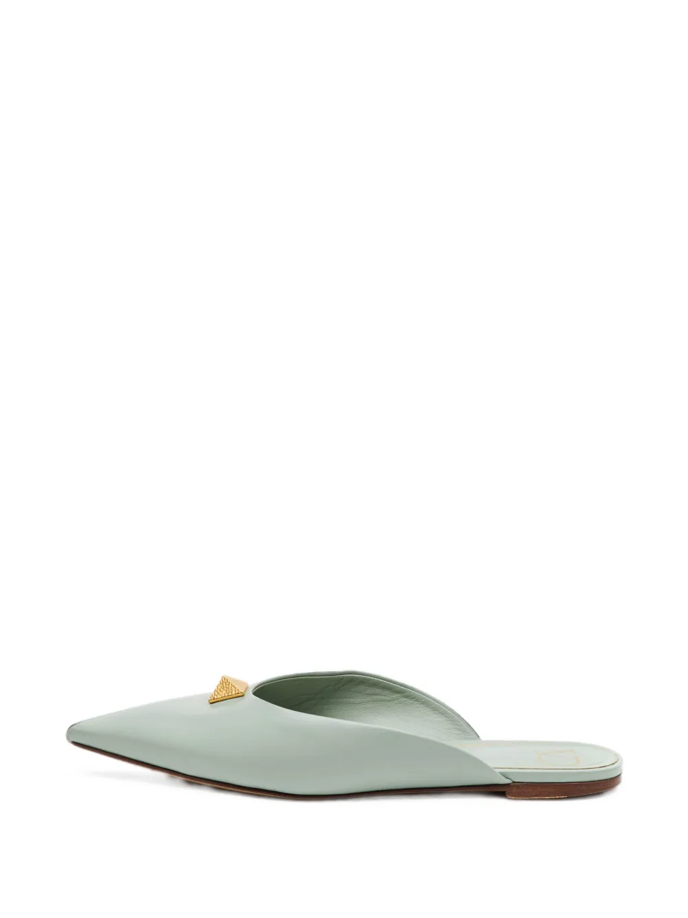 Valentino Garavani Pre-Owned Rockstud pointed-toe mules - Grün
