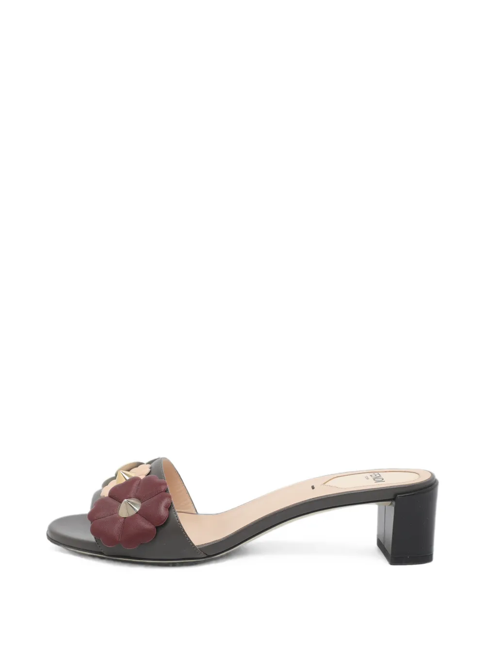 Fendi Pre-Owned Sandali Flowerland con dettaglio a fiori - Grigio