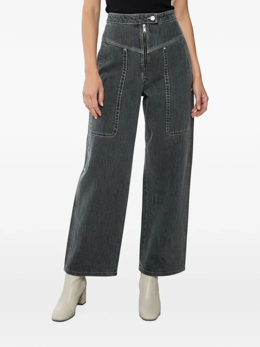 MARANT ÉTOILE Luke loose-fit jeans - Grigio