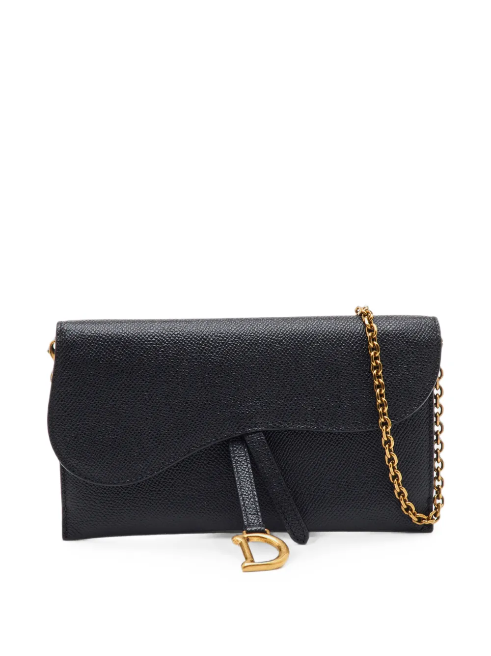 Christian Dior Pre-Owned 2021 Saddle chain shoulder bag - Nero