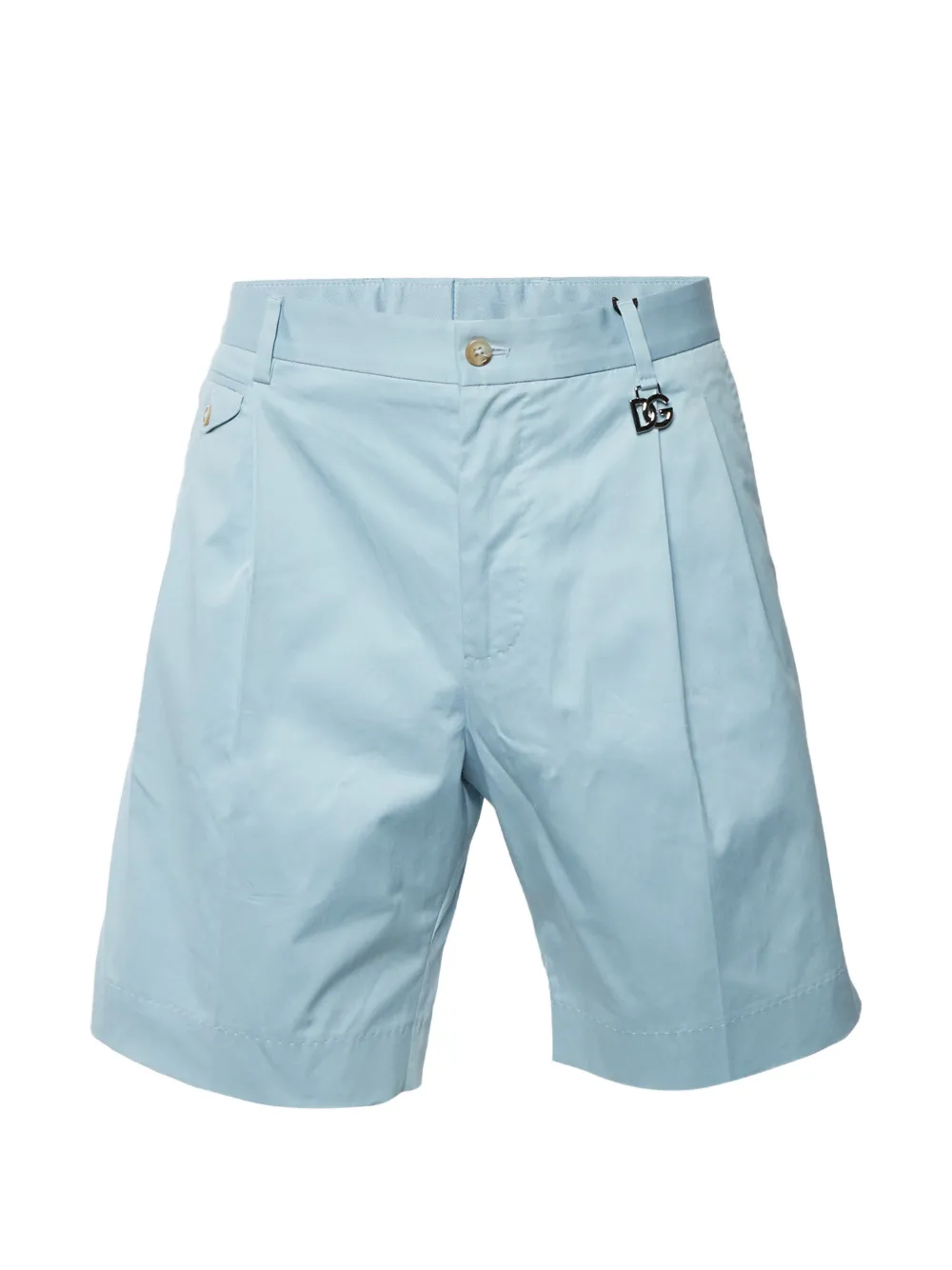 Dolce & Gabbana Pre-Owned pleated bermuda shorts - Blau