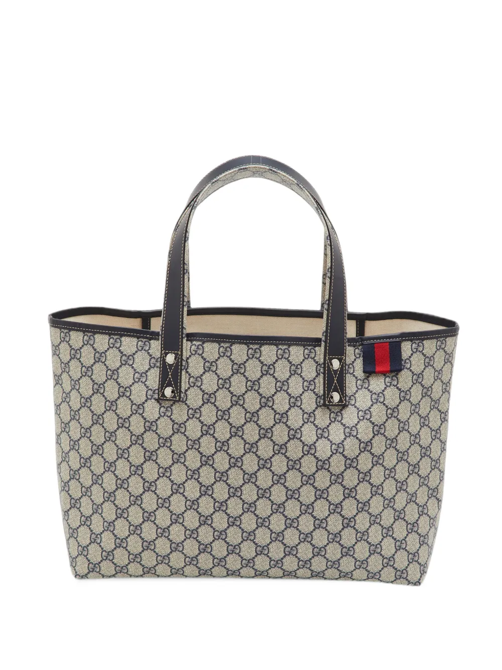 Gucci Pre-Owned Sherry Line GG canvas tote bag - Nude