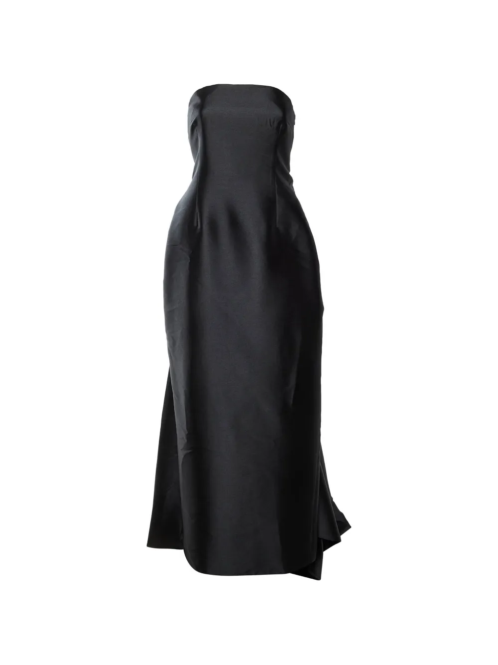 Solace London Imani strapless maxi evening dress - Nero