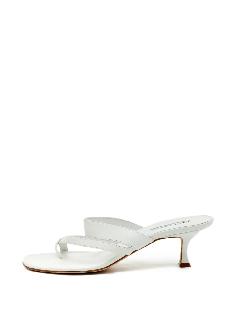 Manolo Blahnik Susa cut-out sandals - Bianco