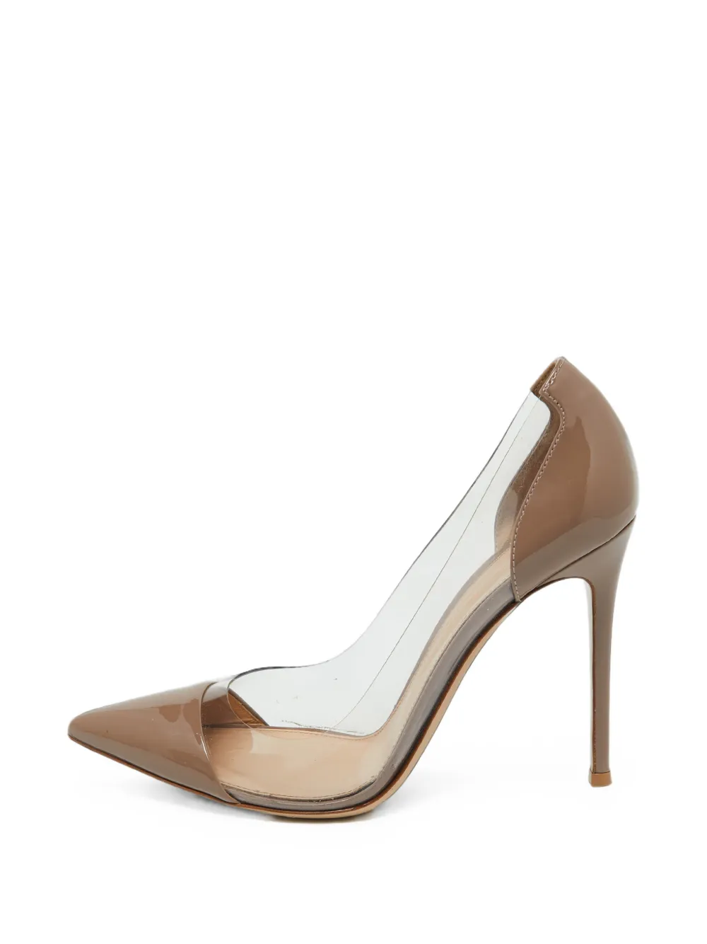 Gianvito Rossi Plexi patent leather pumps - Rosa