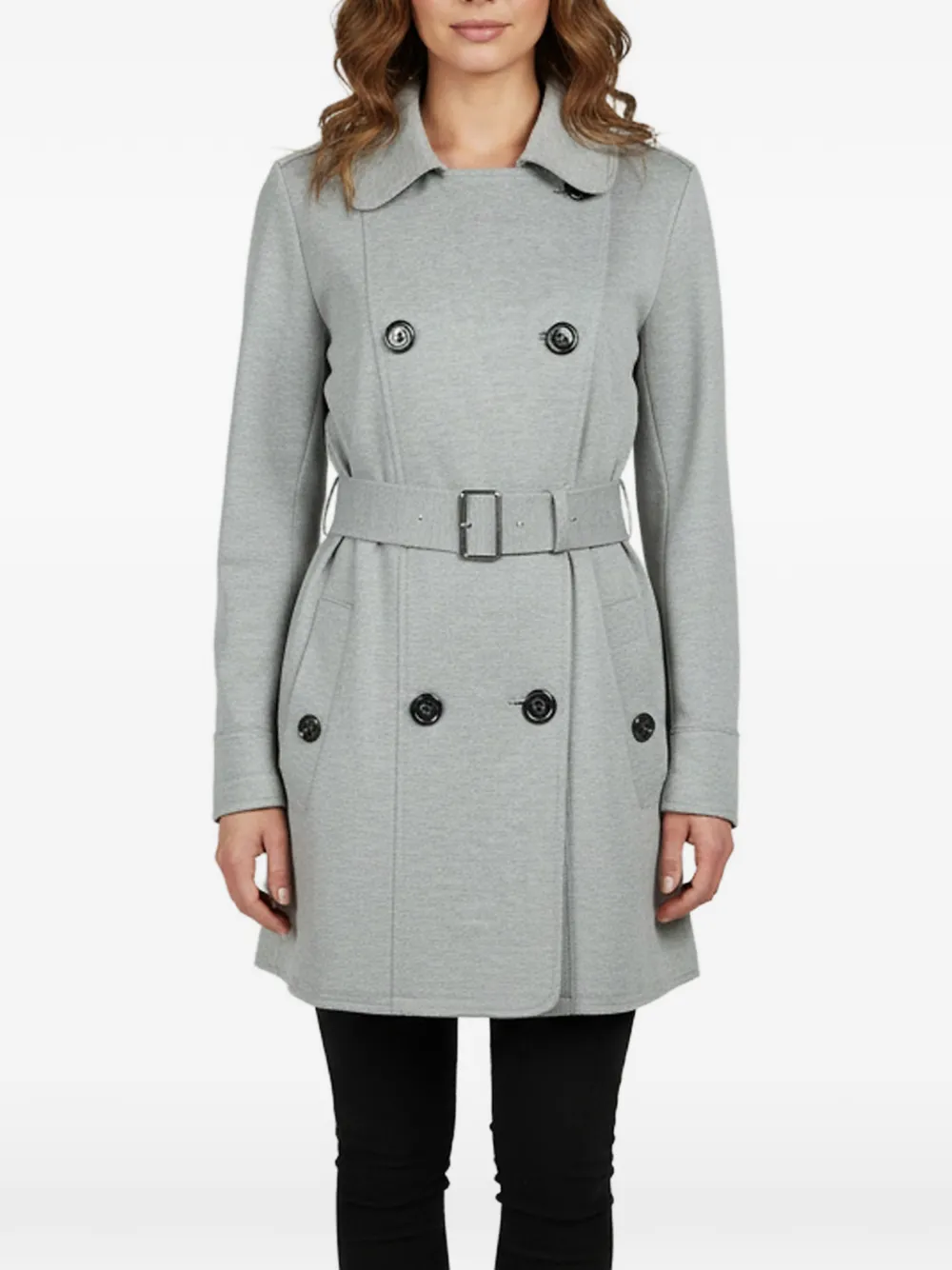 Burberry Pre-Owned Trenchcoat mit Gürtel - Grau