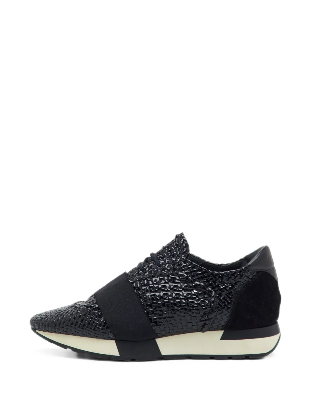 Balenciaga Pre-Owned Race Runner woven sneakers - Schwarz