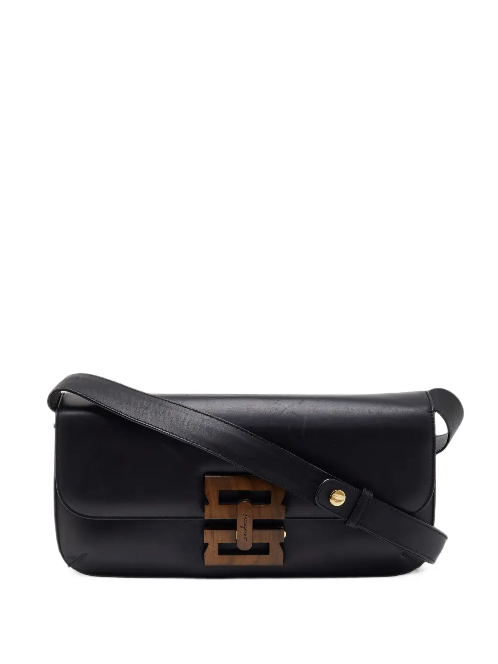 Ferragamo Pre-Owned flap shoulder bag - Nero