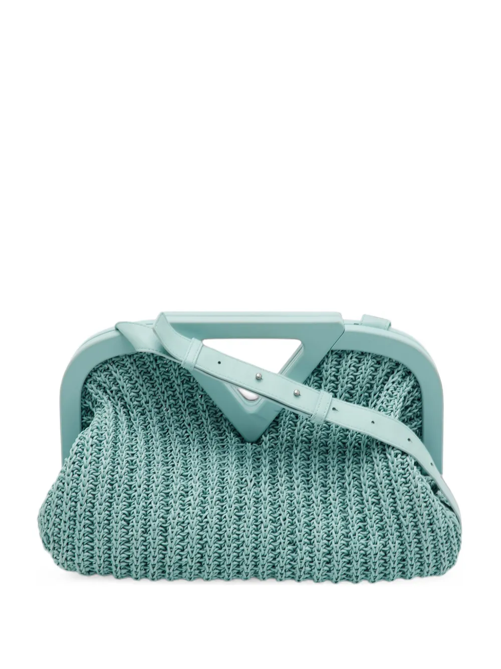 Bottega Veneta Pre-Owned medium The Point braided tote bag - Verde