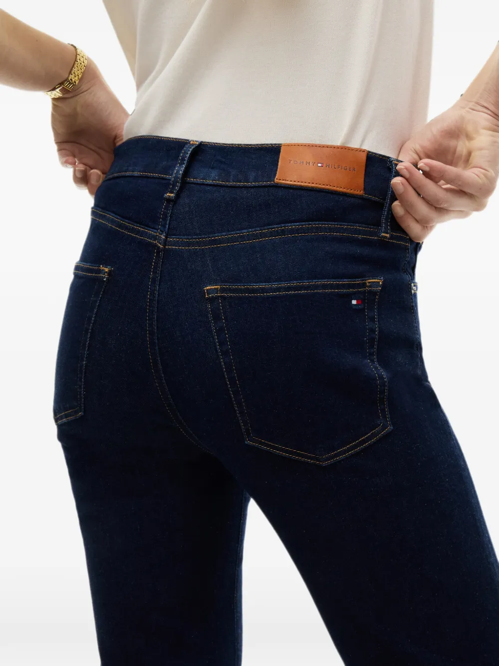 Tommy Hilfiger Flared jeans Blauw