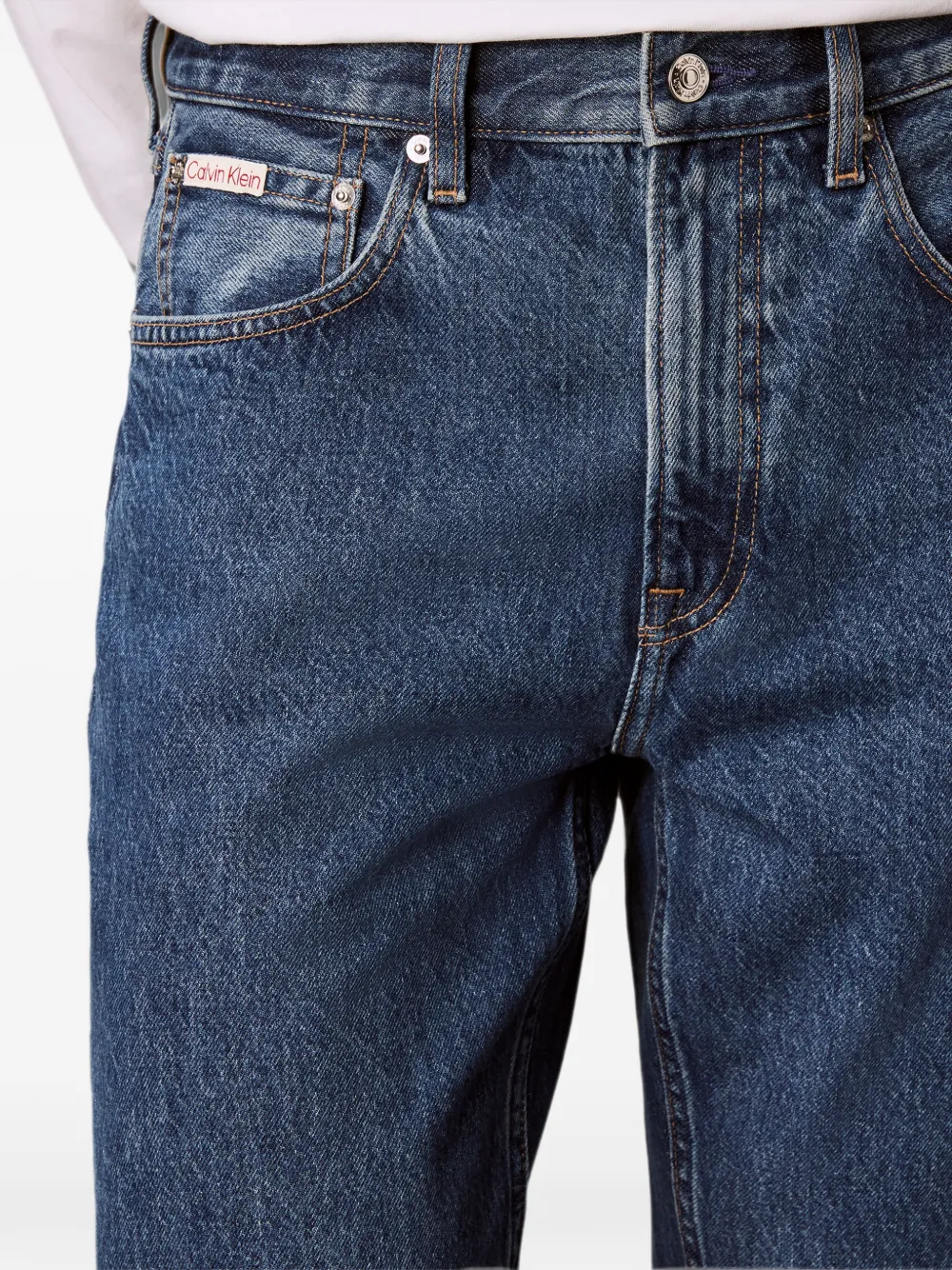 Calvin Klein 90s straight jeans Blauw