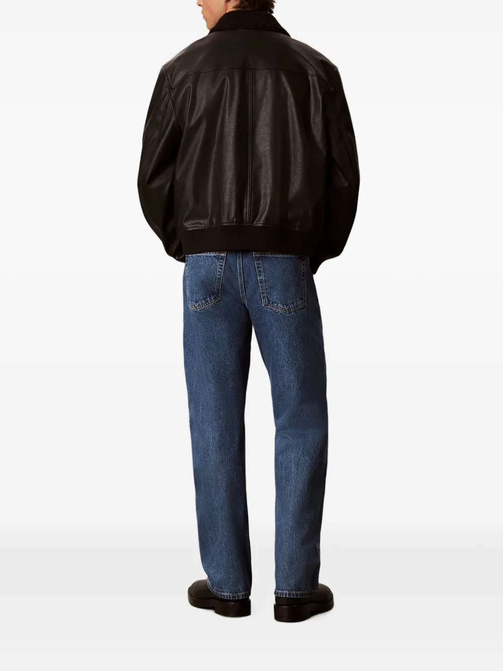 Calvin Klein 90s straight jeans Blauw