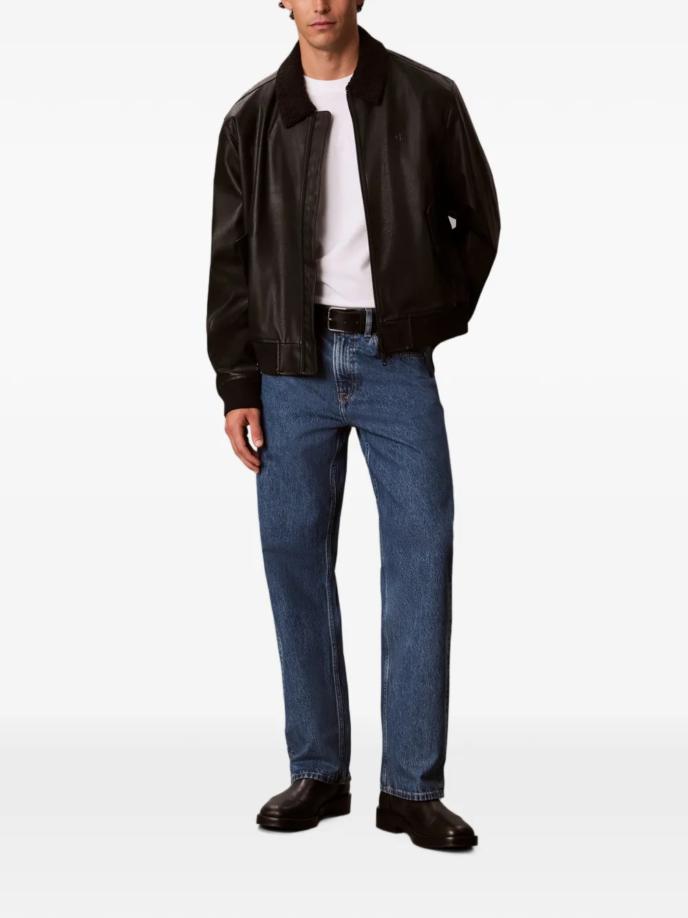 Calvin Klein 90s straight jeans Blauw