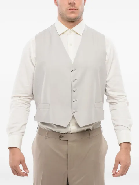 Corneliani jetted-pockets waistcoat