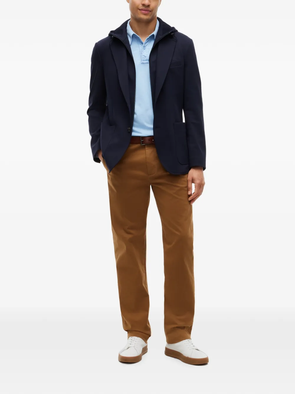 Tommy Hilfiger Blazer met enkele rij knopen Blauw