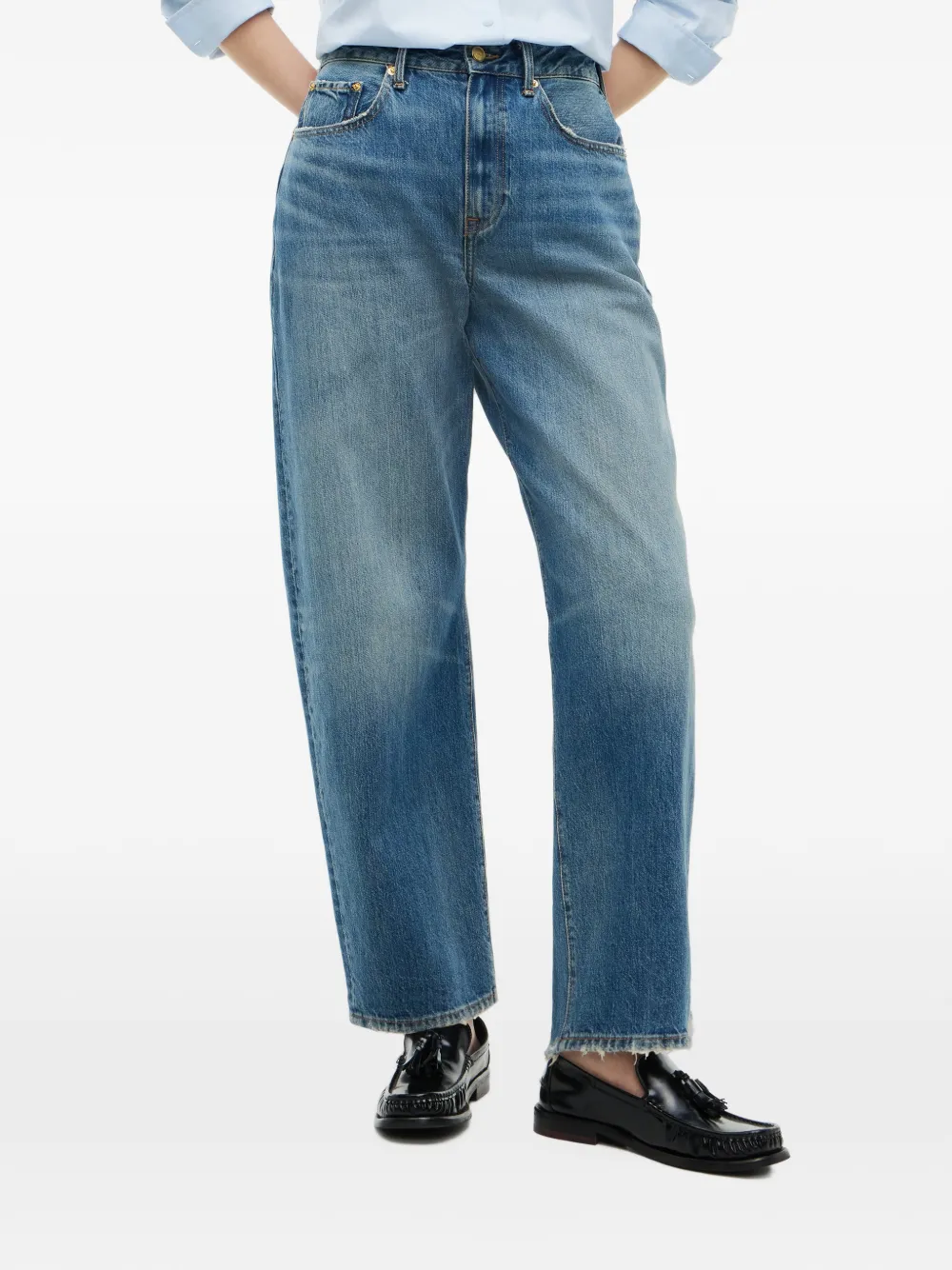 Tommy Hilfiger Jeans Quinn con effetto schiarito - Blu