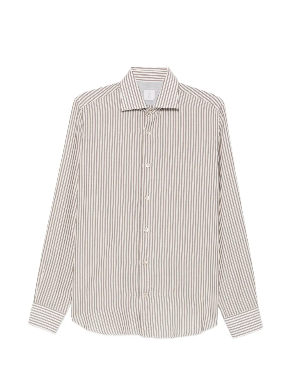 Eleventy striped long-sleeve shirt