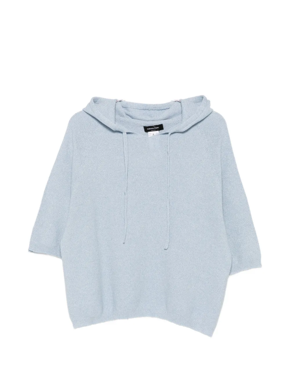 Fabiana Filippi Kurzärmeliger Pullover - Blau