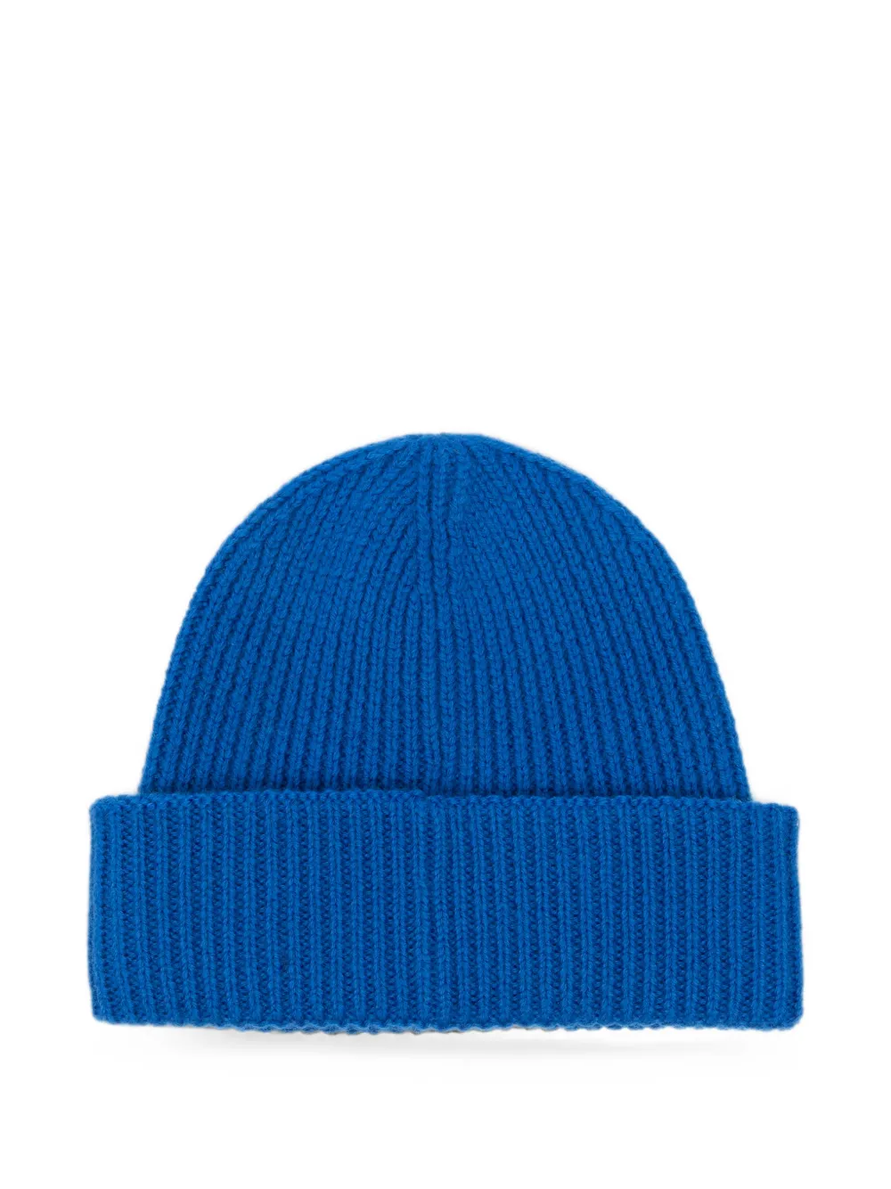 K Way Kids Ribgebreide muts met logo-patch Blauw