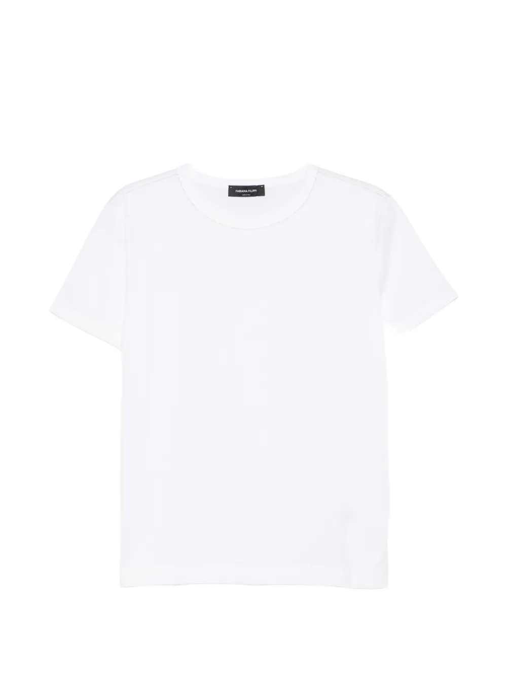 Fabiana Filippi monili-chain T-shirt - Bianco