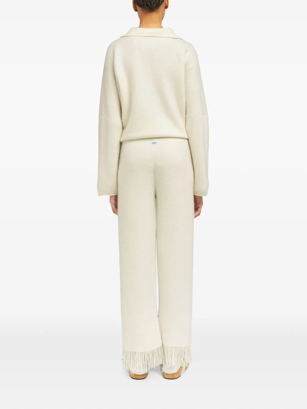 Alanui Finest broek met franje Beige