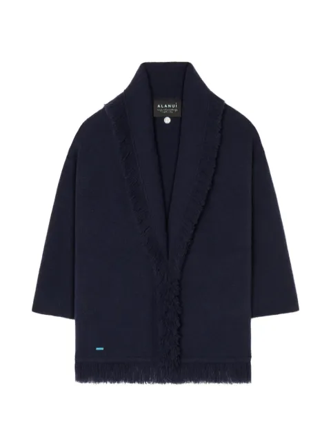 Alanui fringe-trim shawl-lapel cardigan