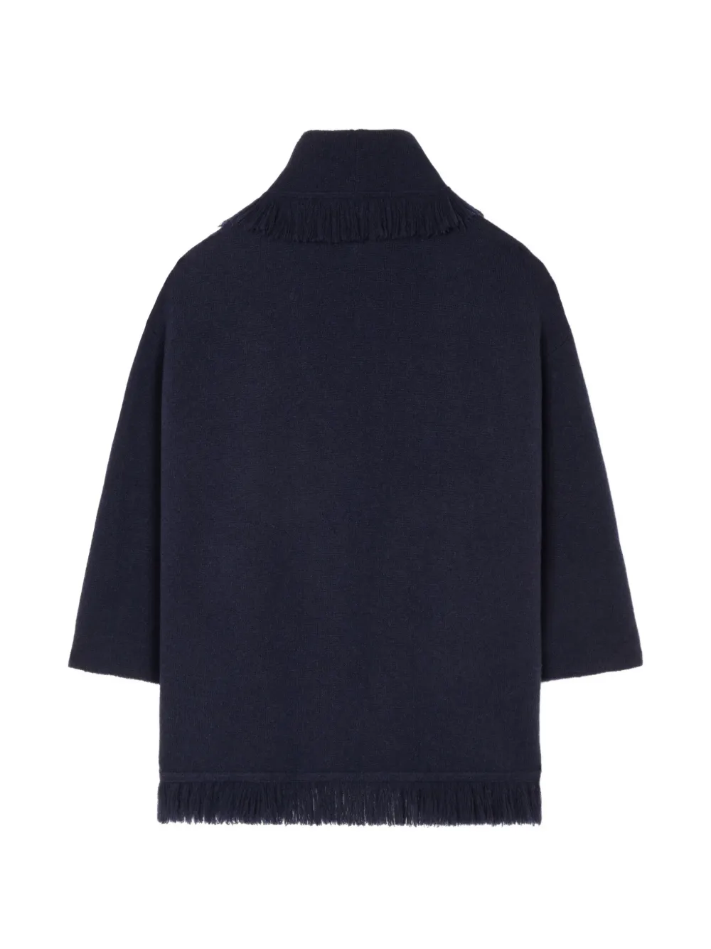 Alanui Vest met franje en sjaalrevers Blauw