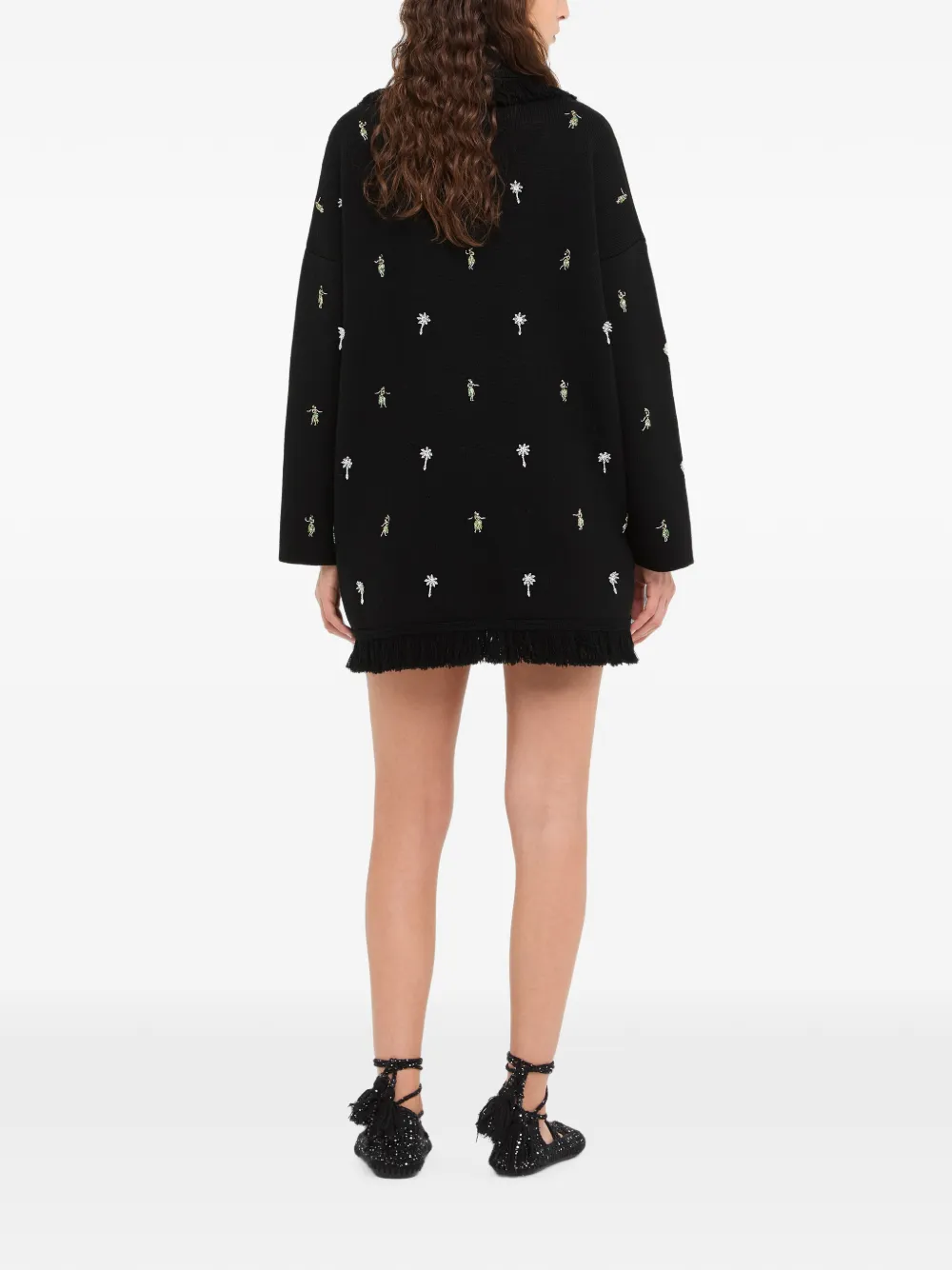 Alanui Dance With Me vest met franje Zwart