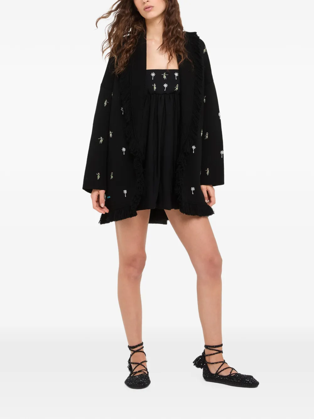 Alanui Dance With Me vest met franje Zwart