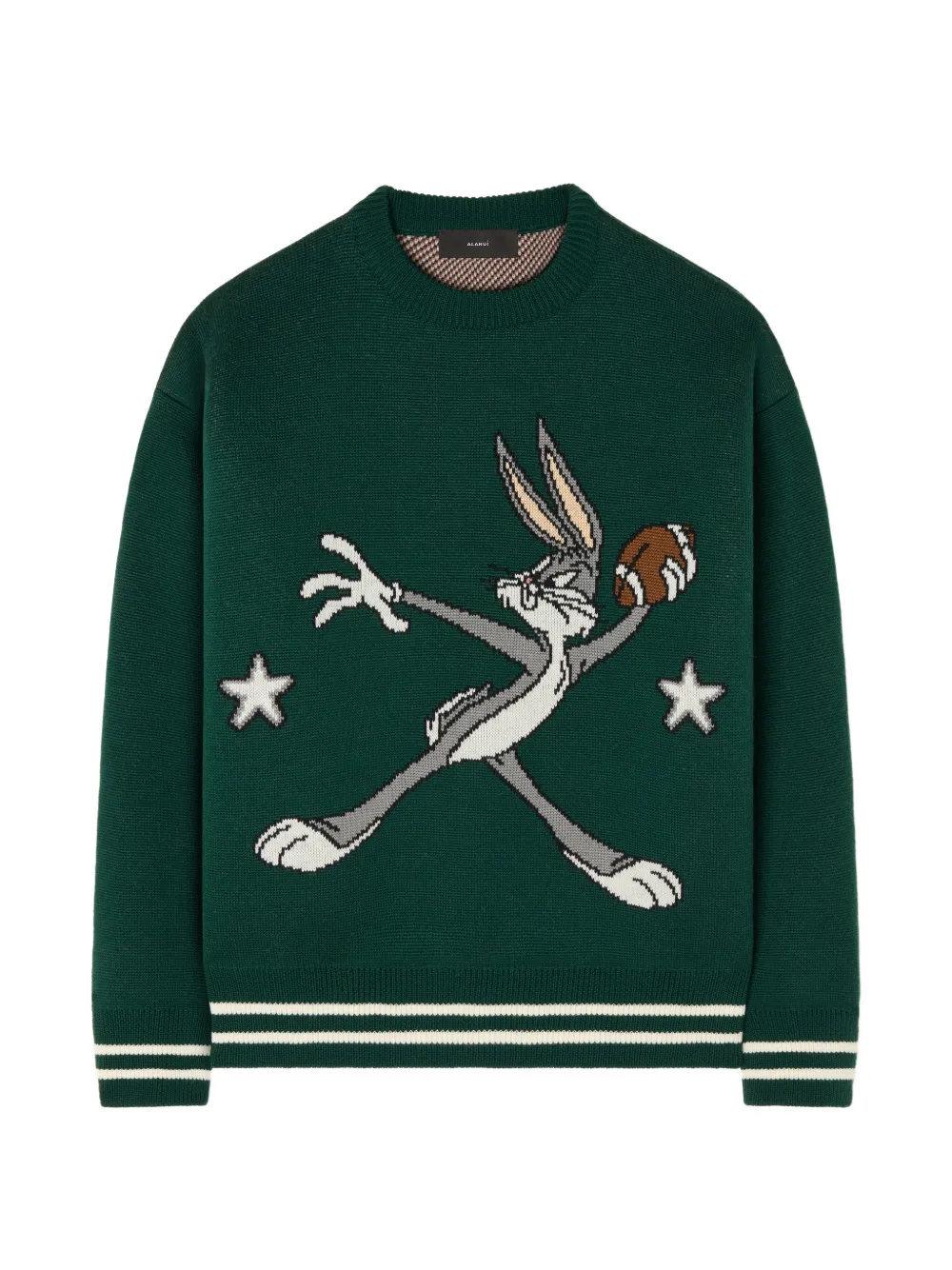 Alanui x Looney Tunes Bugs Bunny long-sleeve sweater - Grün