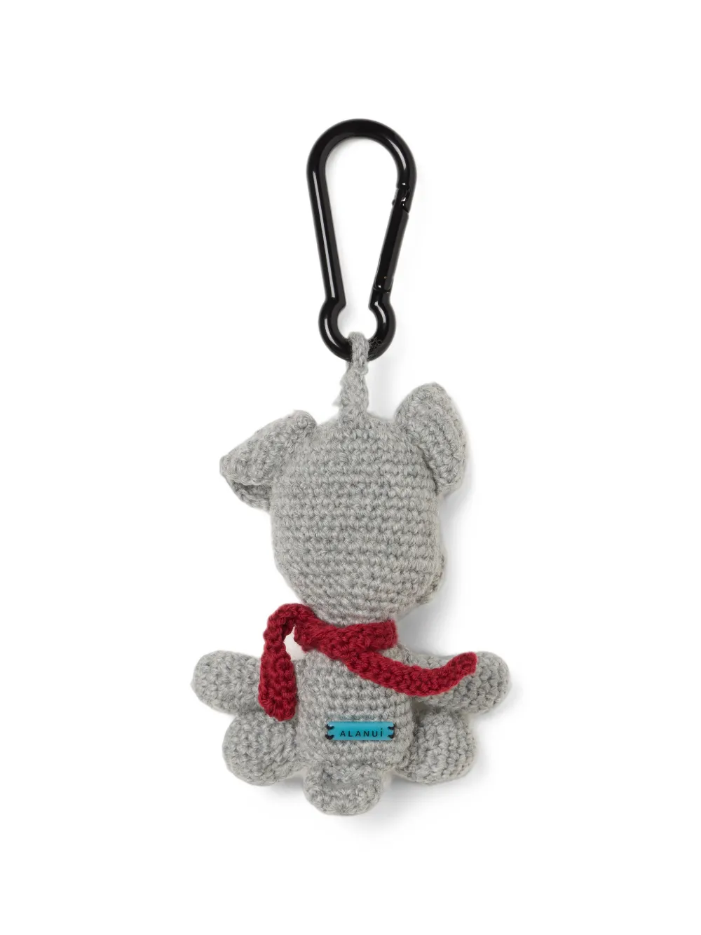 Alanui Coco Amigurumi gehaakte sleutelhanger Grijs