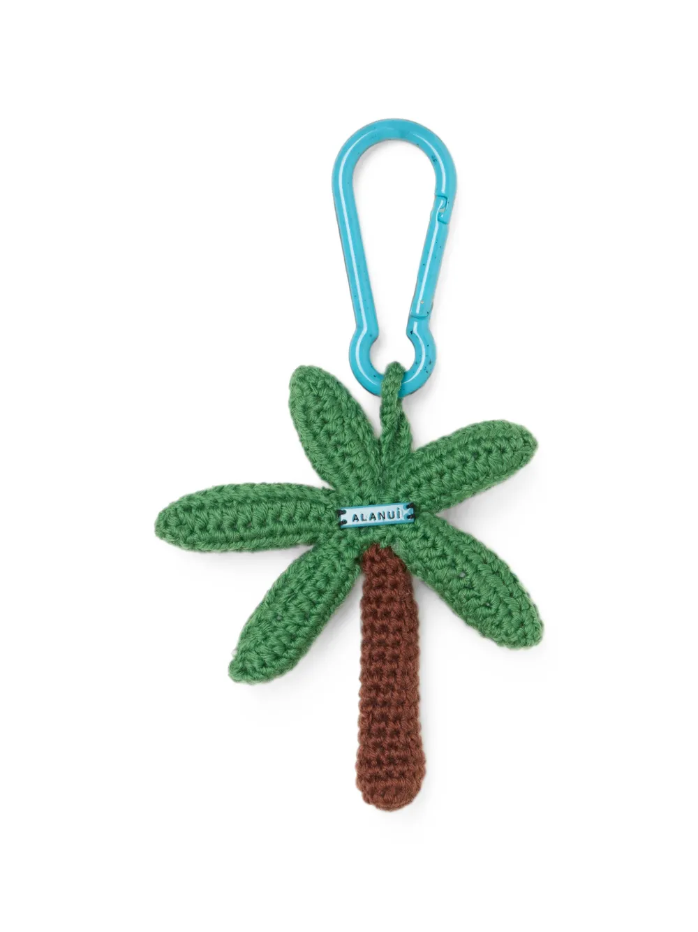 Alanui Palm Amigurumi gehaakte sleutelhanger Groen