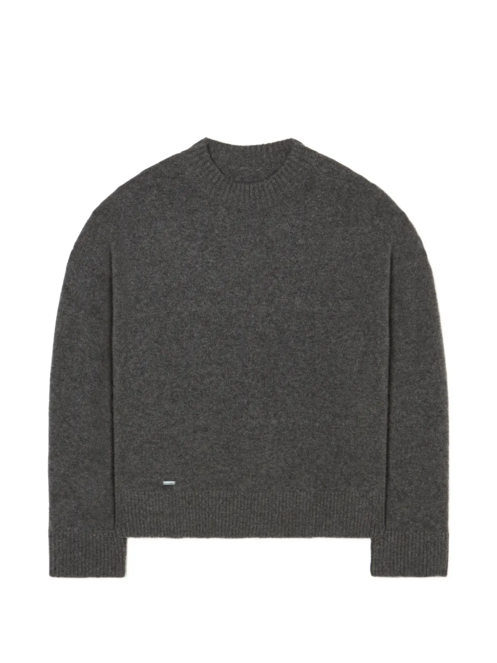 Alanui ribbed-trim crew-neck sweater - Grau
