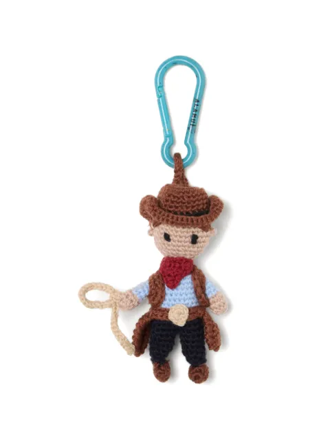 Alanui Cowboy Amigurumi crochet keyring