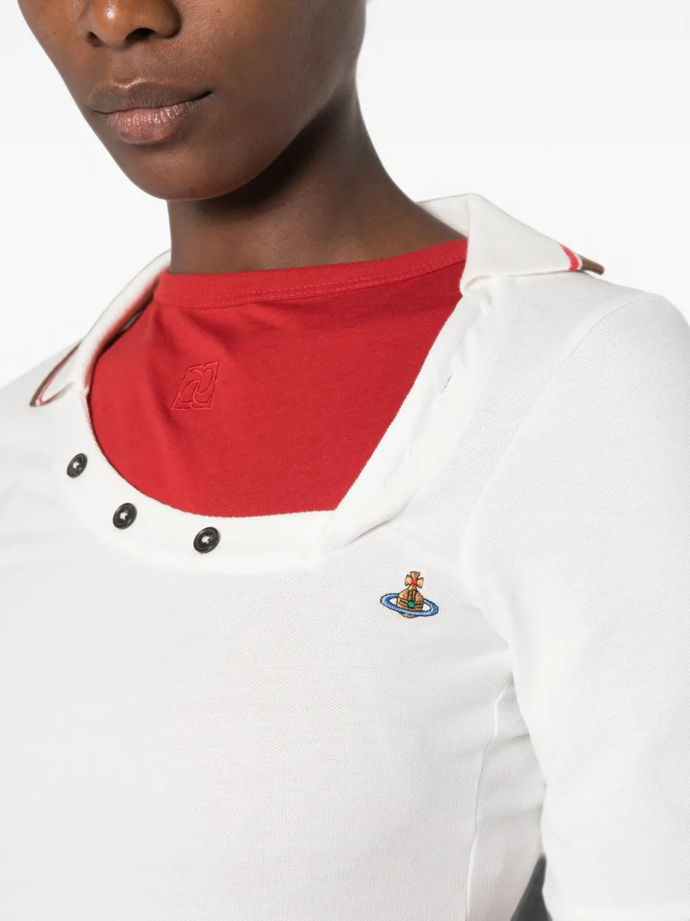 Vivienne Westwood Asymmetrische jurk Wit