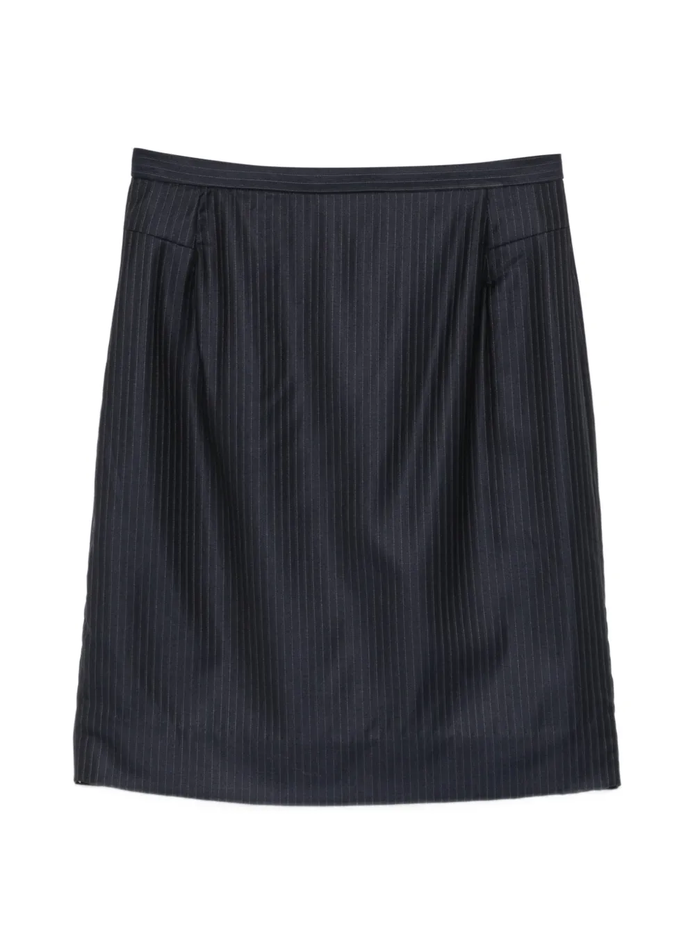 Loro Piana Pre-Owned 2000s Minirock mit Nadelstreifen - Blau