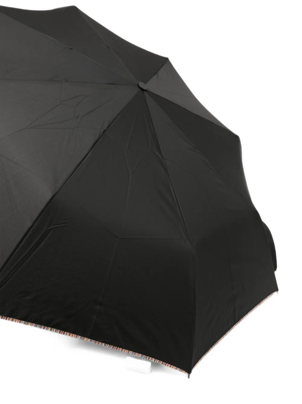 Paul Smith Artist Stripe-trim umbrella Zwart