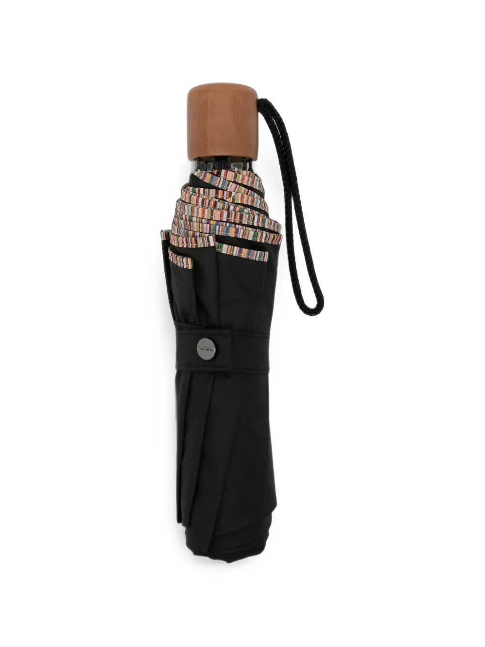 Paul Smith Artist Stripe-trim umbrella Zwart