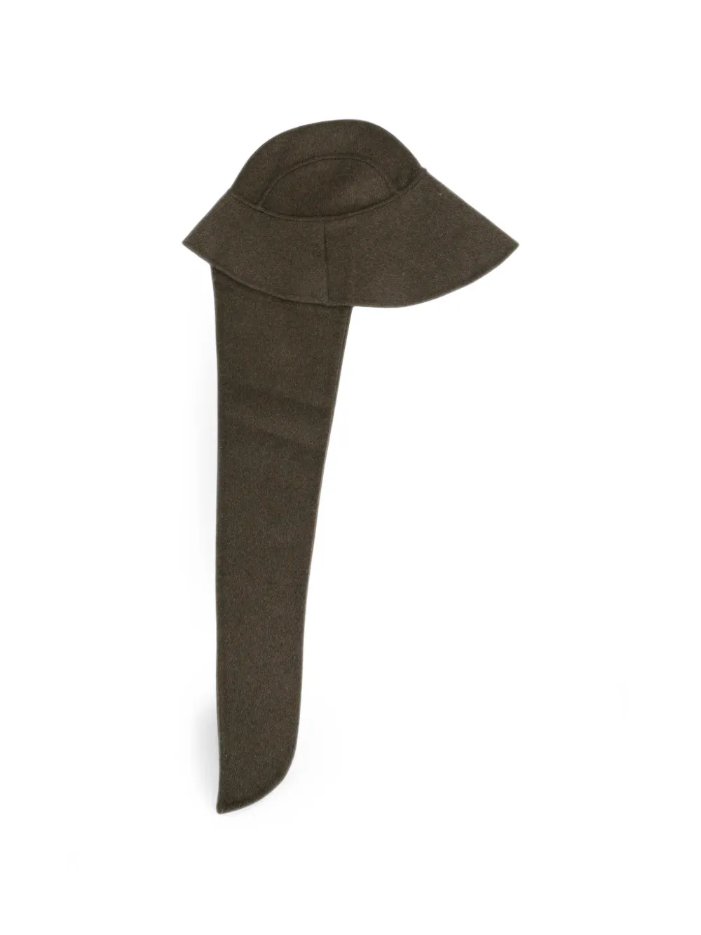 Soeur Faron scarf-detail bucket hat - Verde