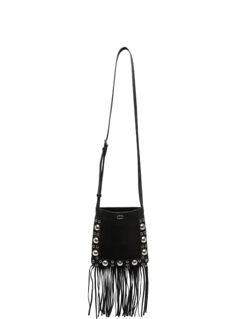 Valentino Garavani VLogo Signature fringed clutch bag