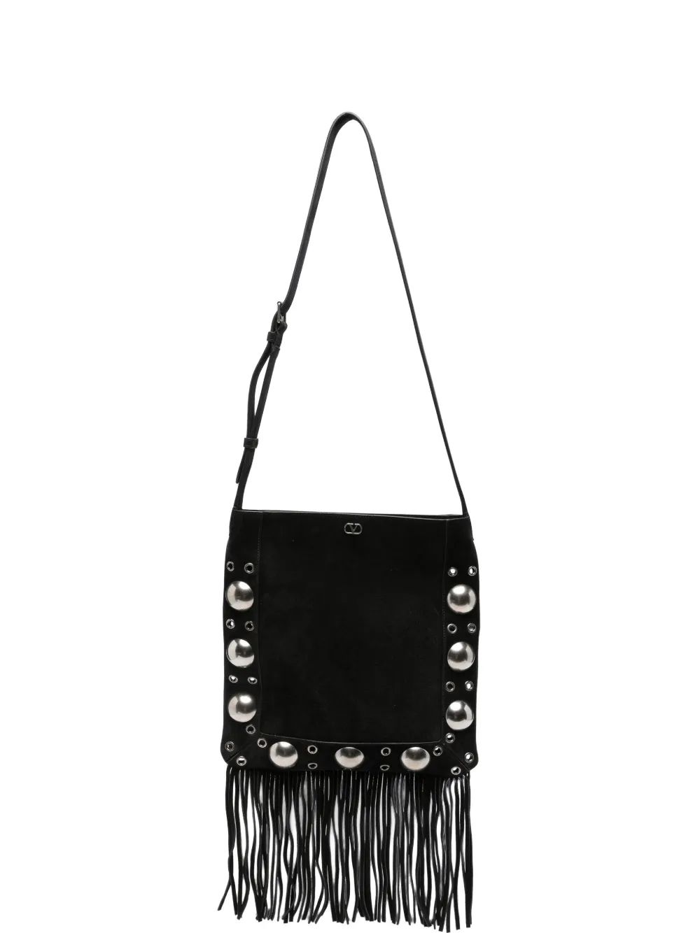 Valentino Garavani Borsa tote con borchie - Nero