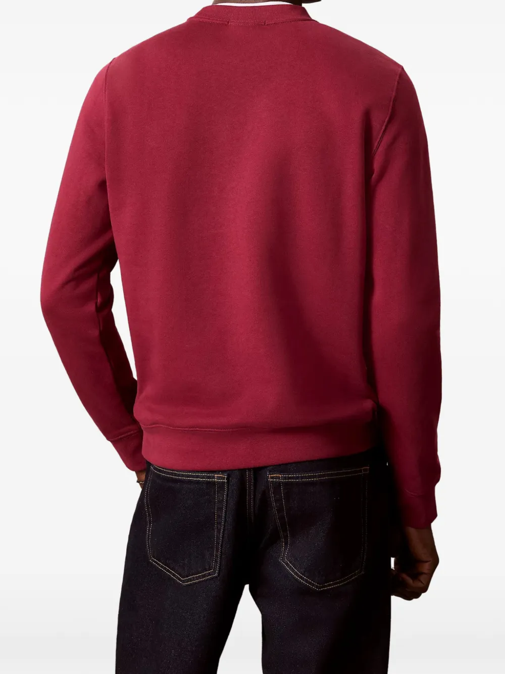 Calvin Klein Sweater met ronde hals Rood