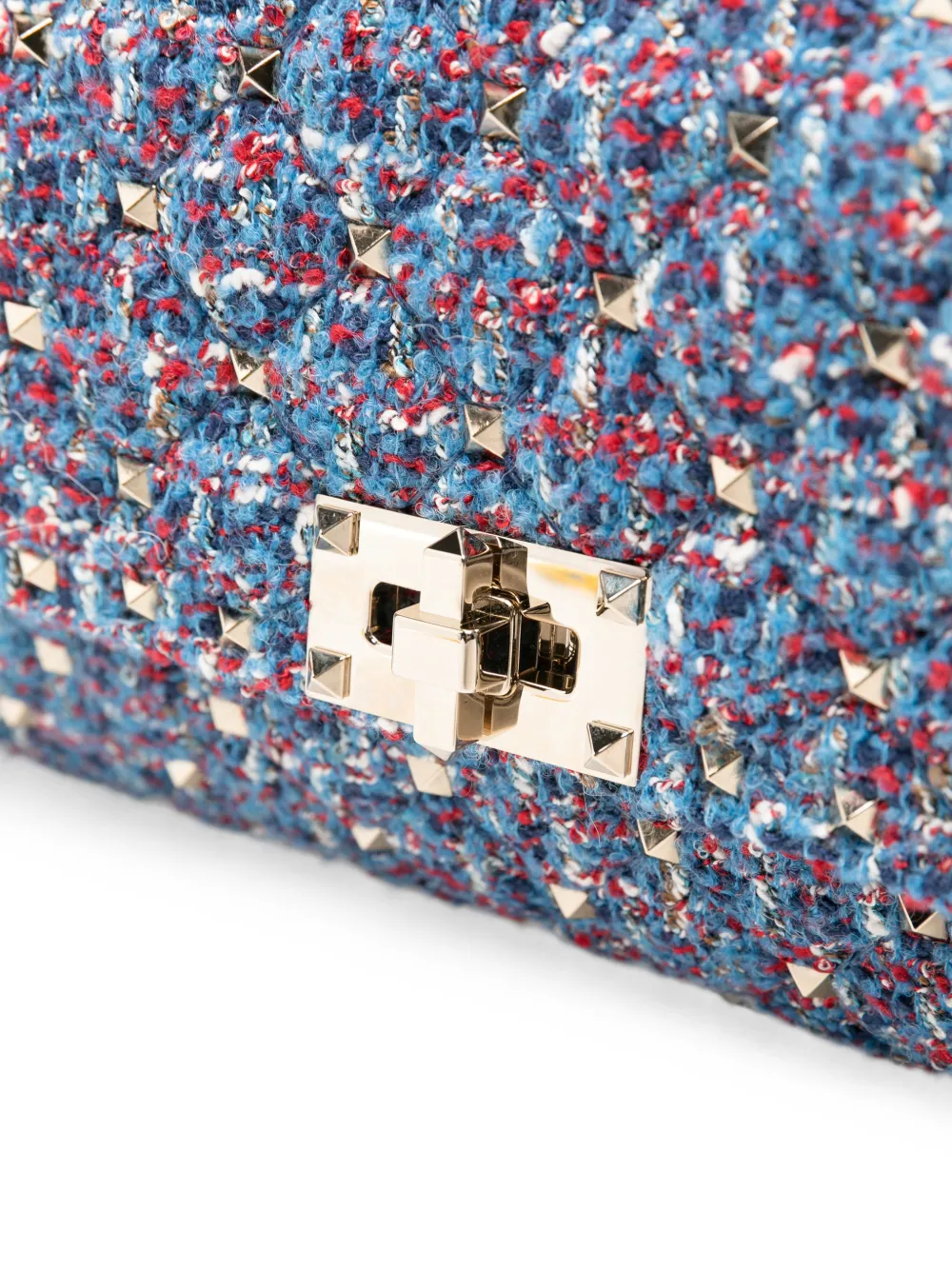Valentino Garavani Rockstud Spike schoudertas Blauw