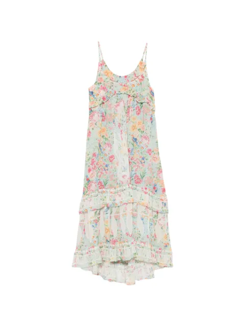 FARM Rio floral-print ruffled dress