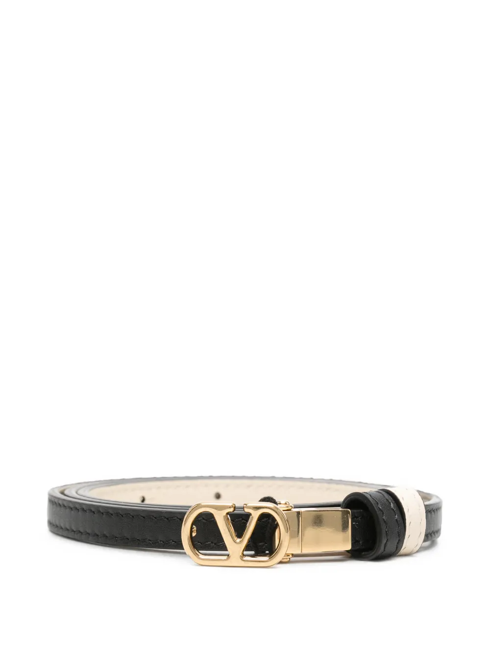 Valentino Garavani Cintura VLogo Signature reversibile - Nero
