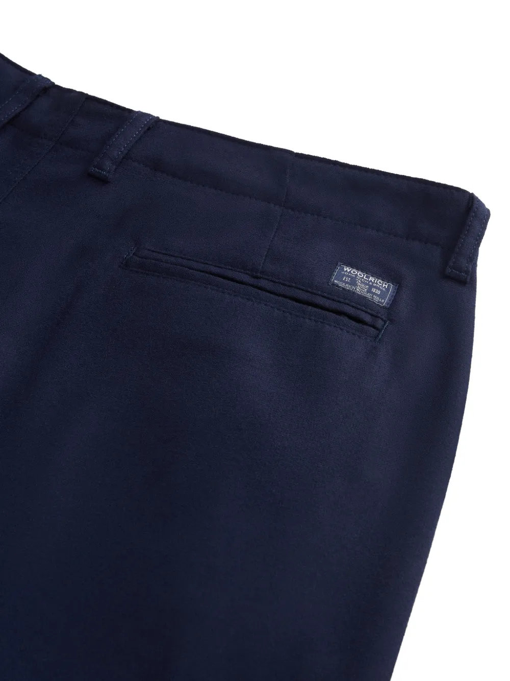 Woolrich flannel chino trousers Blauw