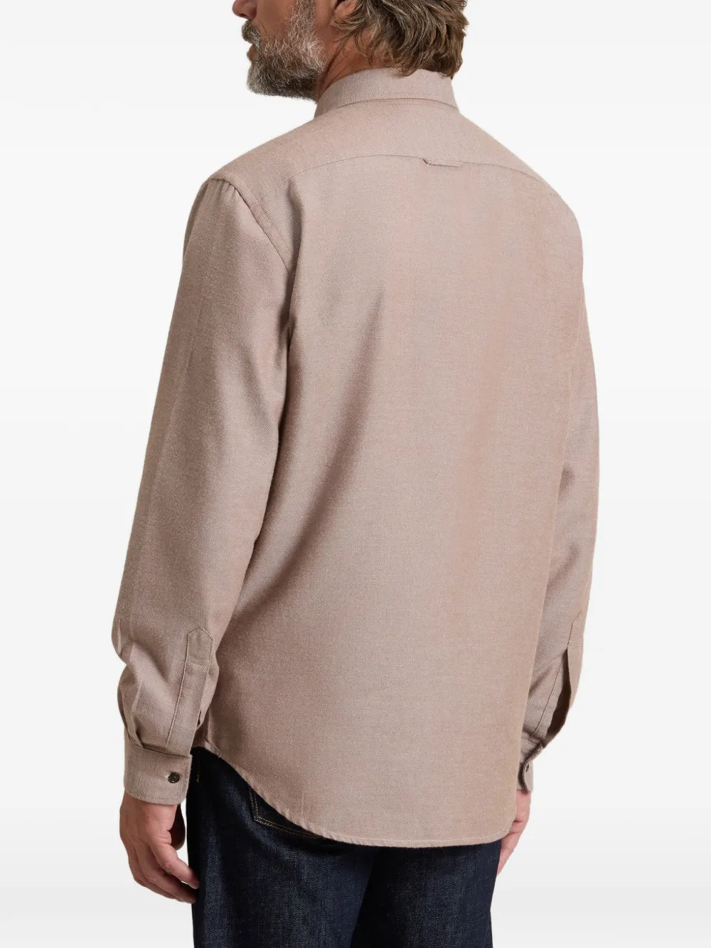 Woolrich Overhemd met zakdetail Beige