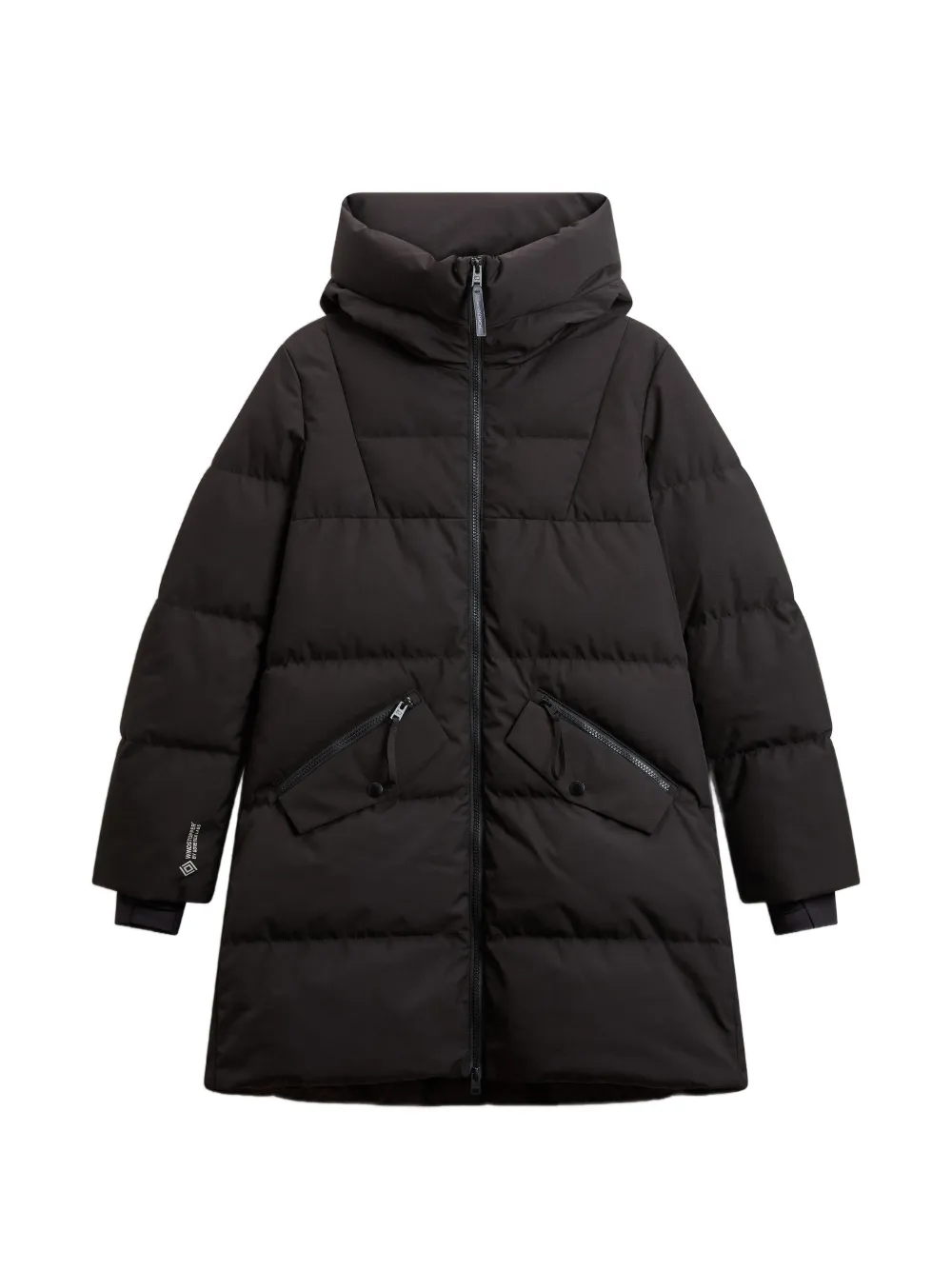 Woolrich hooded parka Zwart