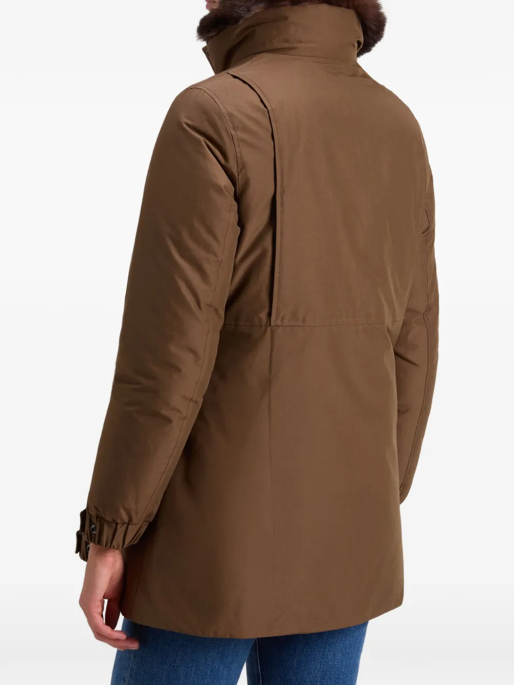 Woolrich Erie faux-fur trim parka Bruin