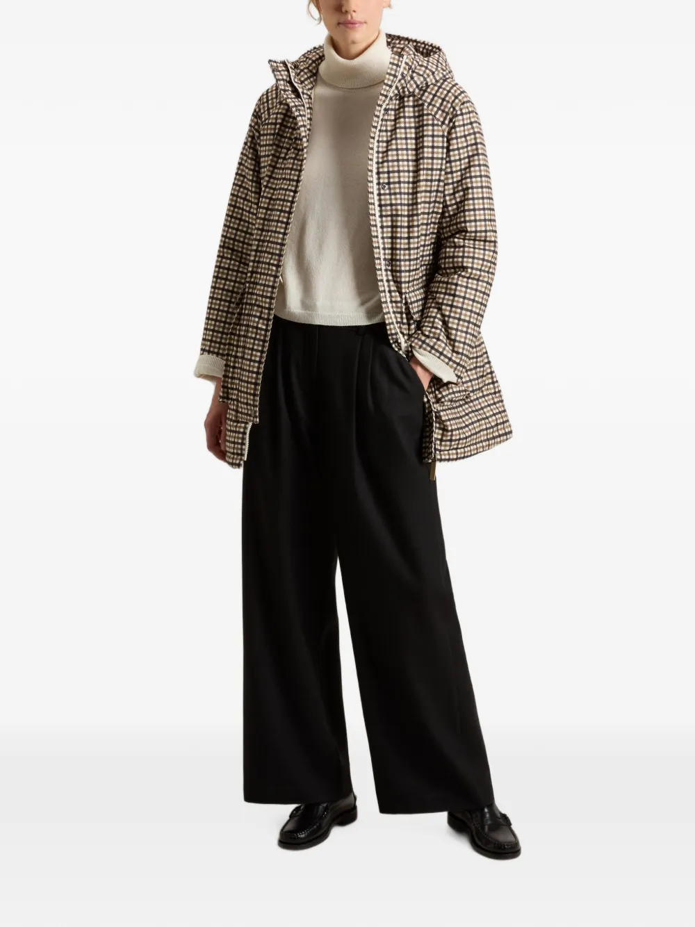 Woolrich Geruite jas Bruin